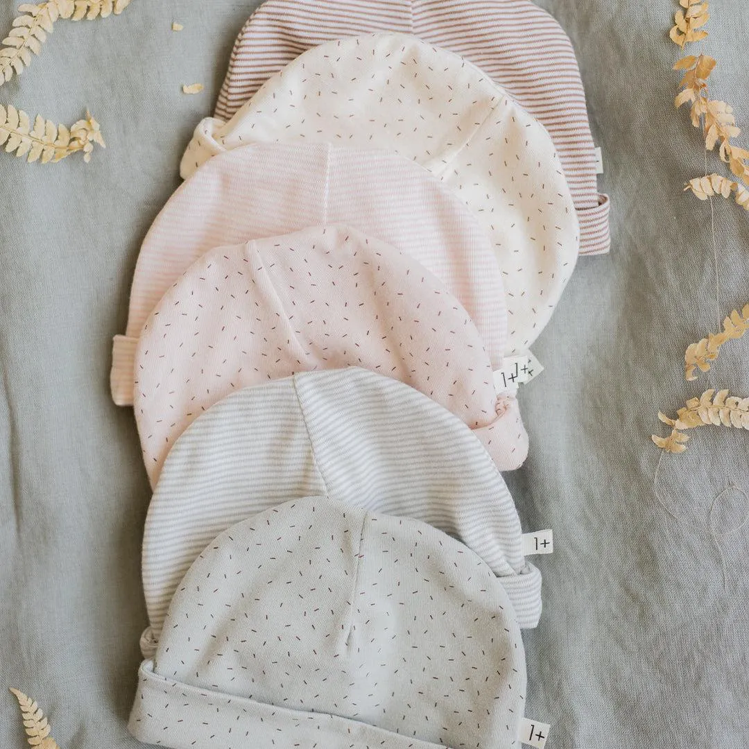 1  in the family Sia Striped Beanie - Blush