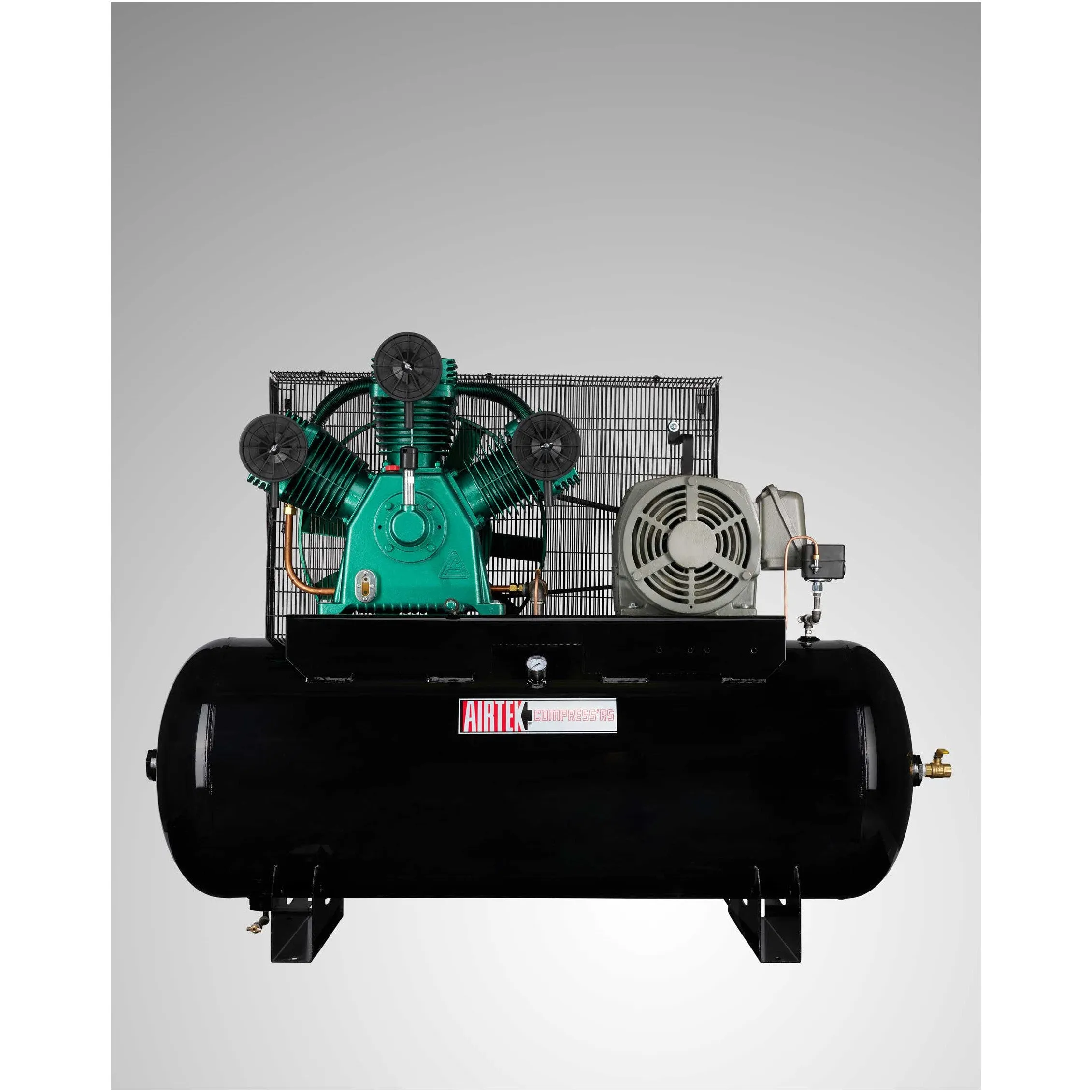 10 HP 80 Gallons Double Stage Horizontal Electric Industrial Air Compressor