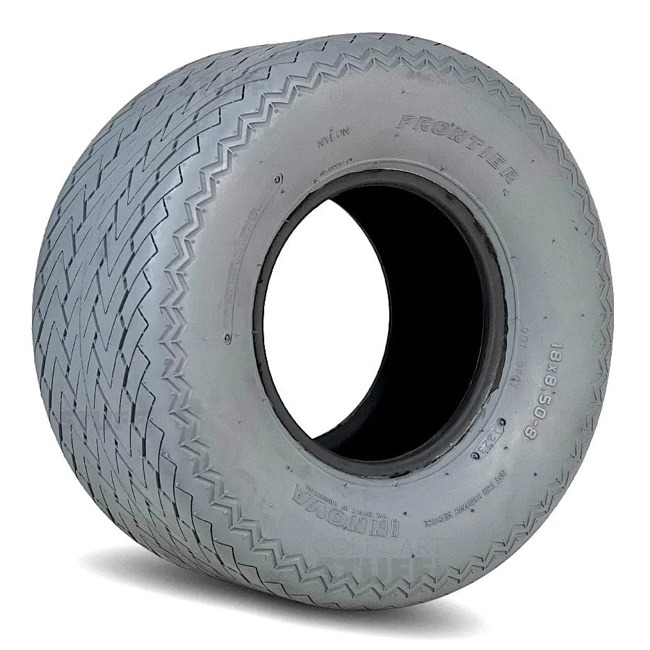 18x8.5-8 Golf Non Marking Gray Street/Turf Golf Cart Tire for 8" Golf Cart Wheels