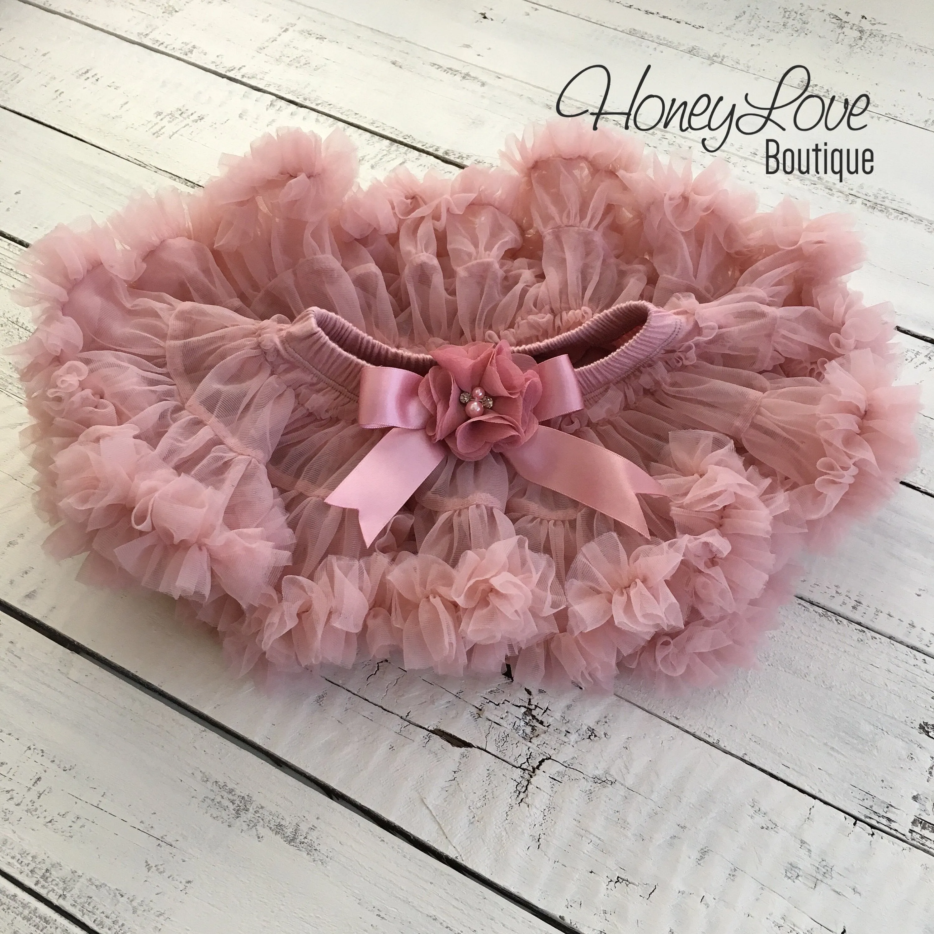 1st Birthday Outfit - Vintage Pink and Gold glitter