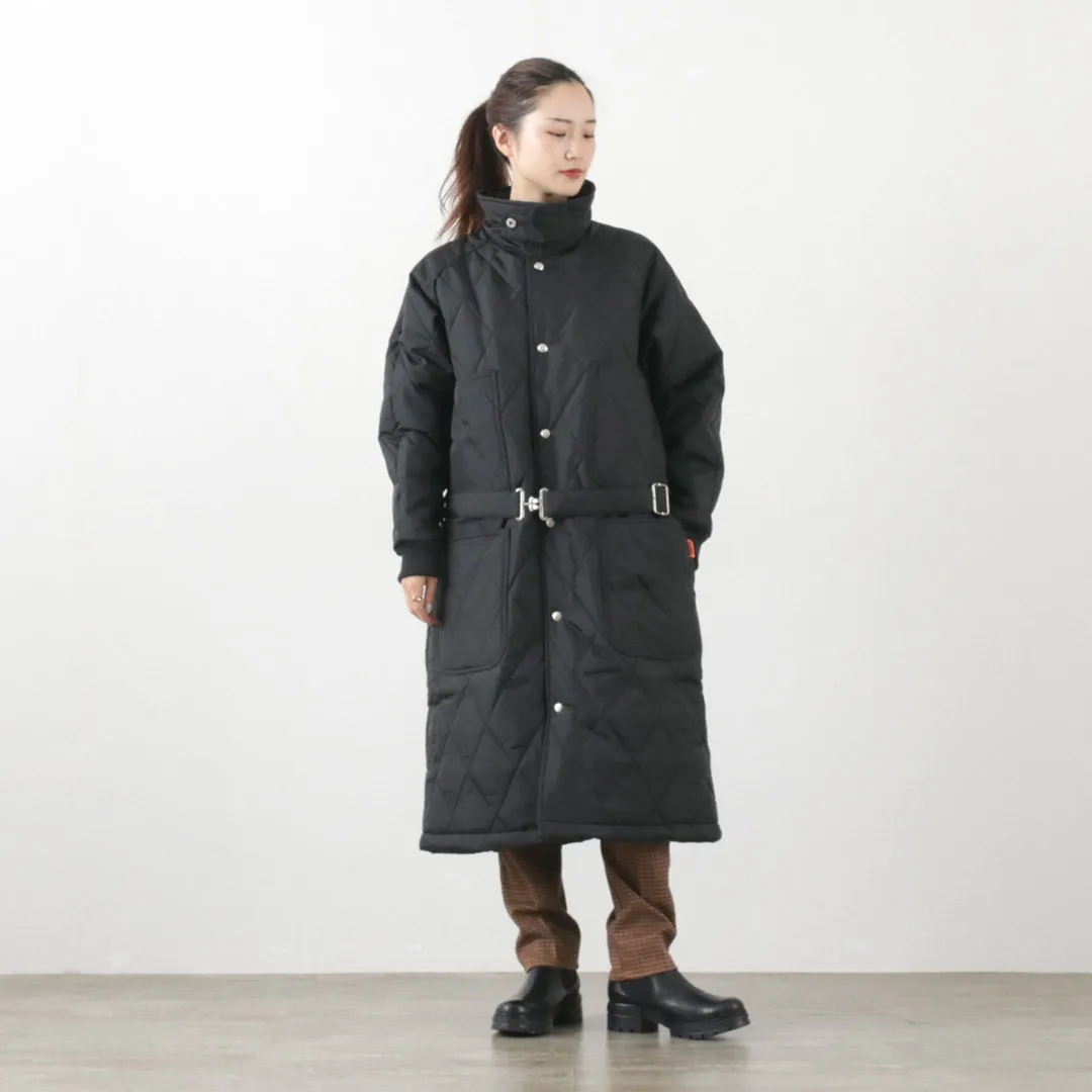 【30％OFF】UNIVERSAL OVERALL（ユニバーサルオーバーオール） キルトナイロンオックス フリーザーコート