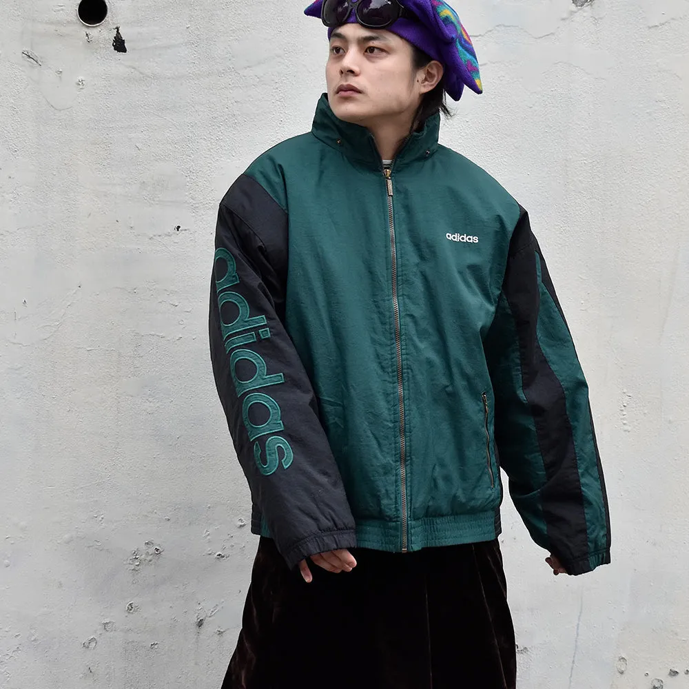 80’s～ adidas 中綿入り ナイロンジャケット 240203H