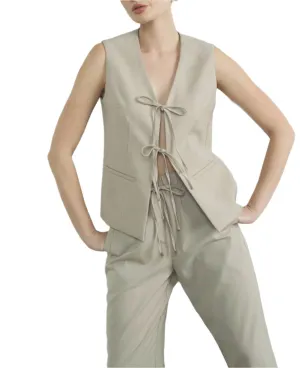Aaron & Amber - Jane Bow Tie Vest