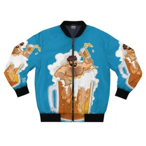 ADAM'S BIG BEAR BEER Bomber Jacket