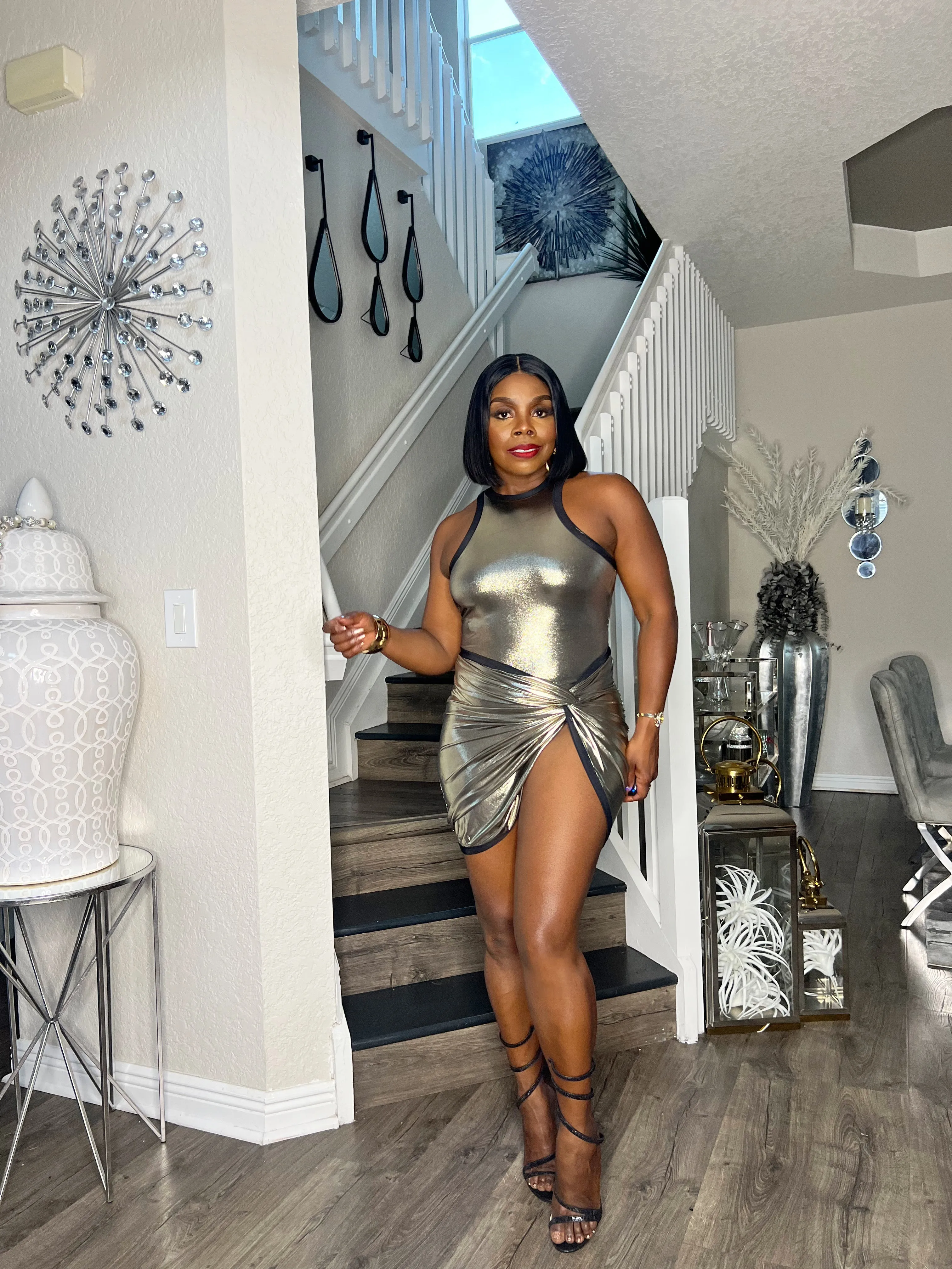 Alivia Bodysuit And Skirt Set
