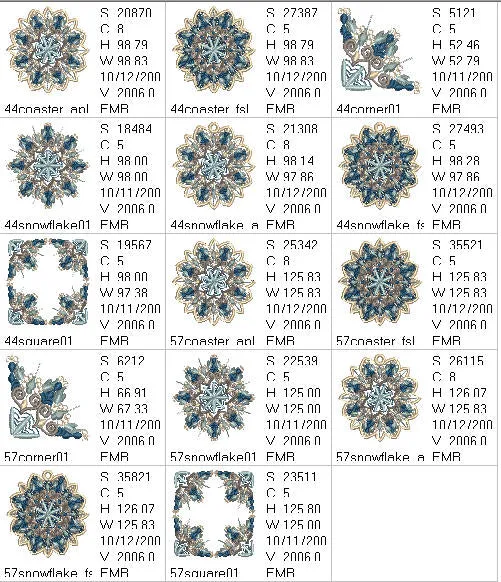 Antique Snowflake 01