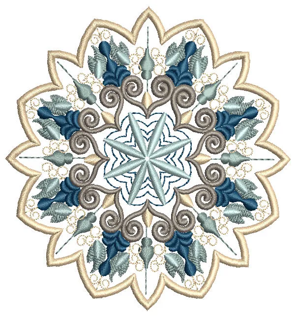 Antique Snowflake 01