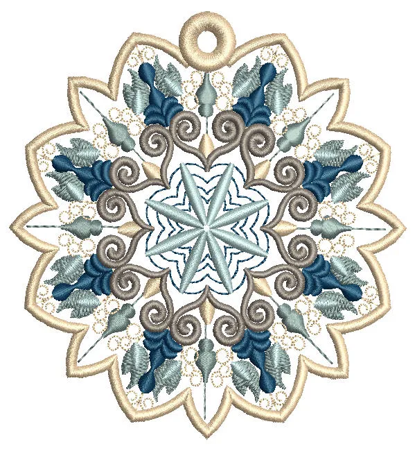 Antique Snowflake 01