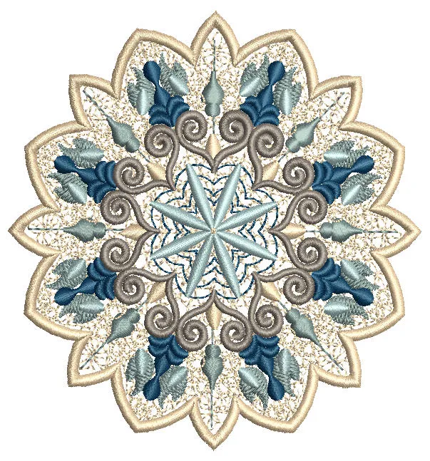 Antique Snowflake 01