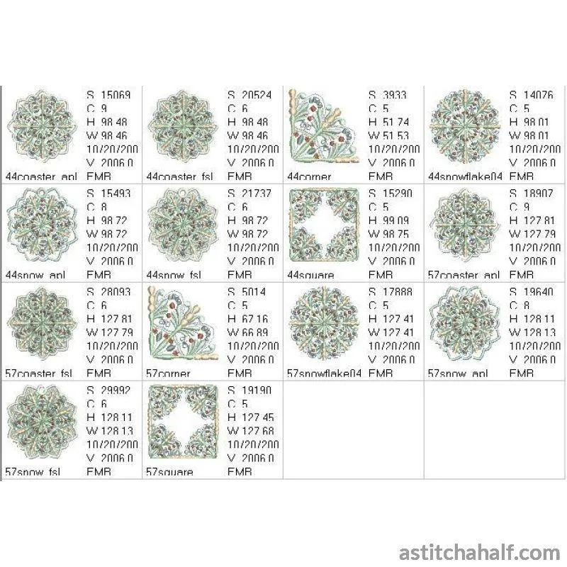 Antique Snowflake 03
