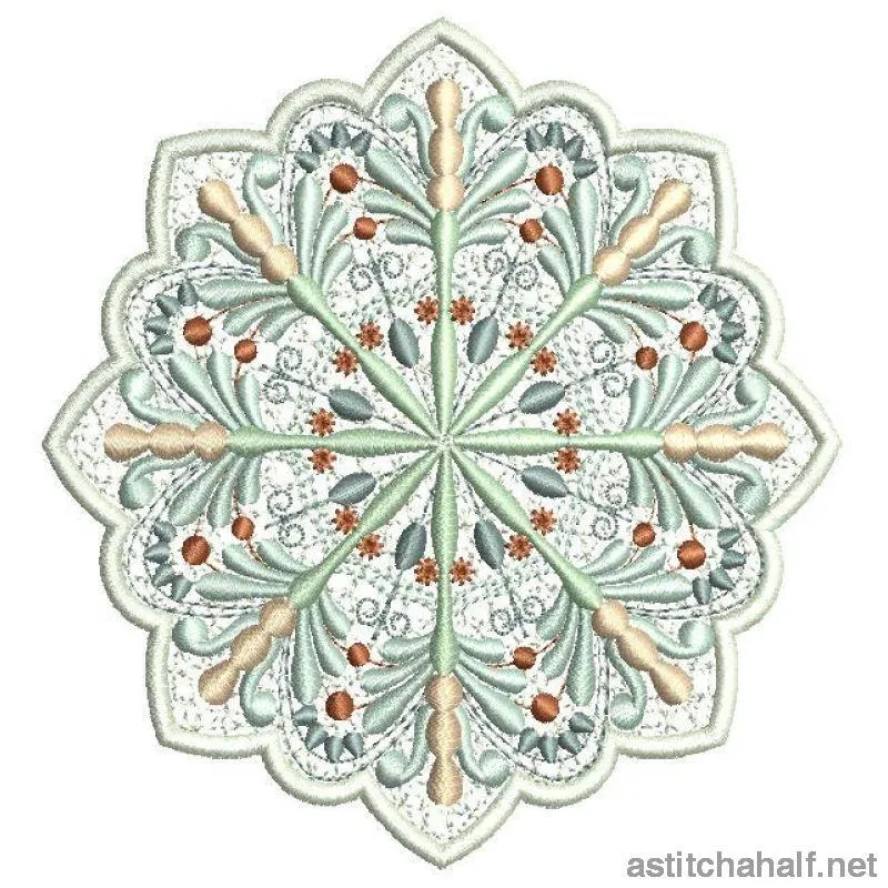 Antique Snowflake 04