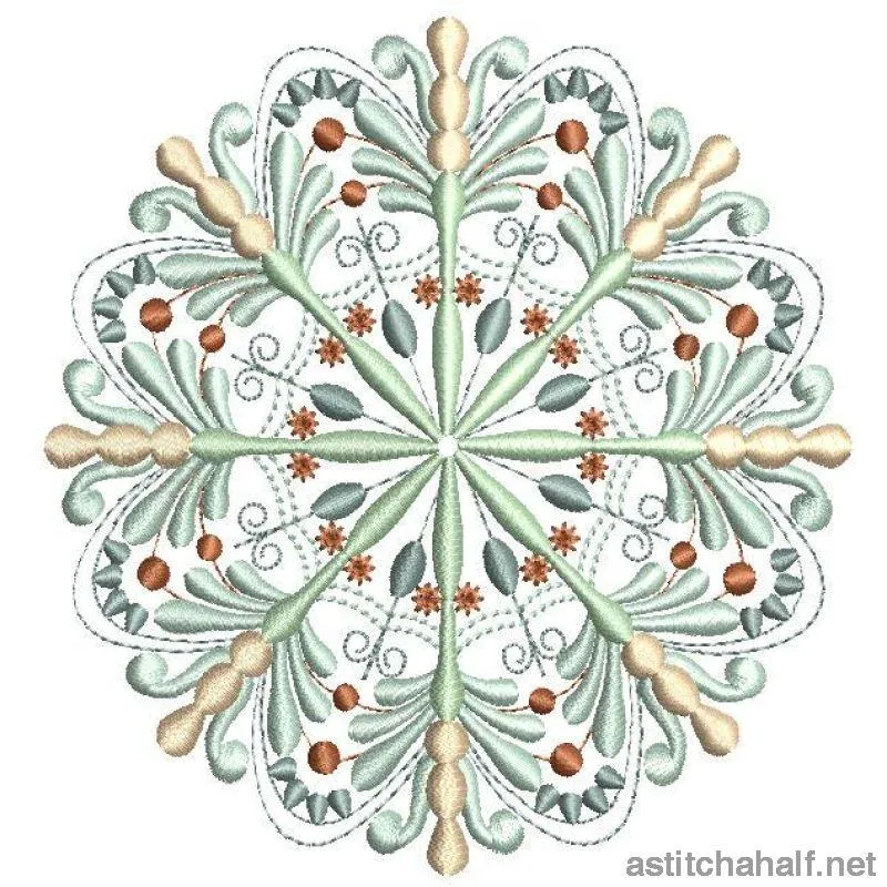 Antique Snowflake 04