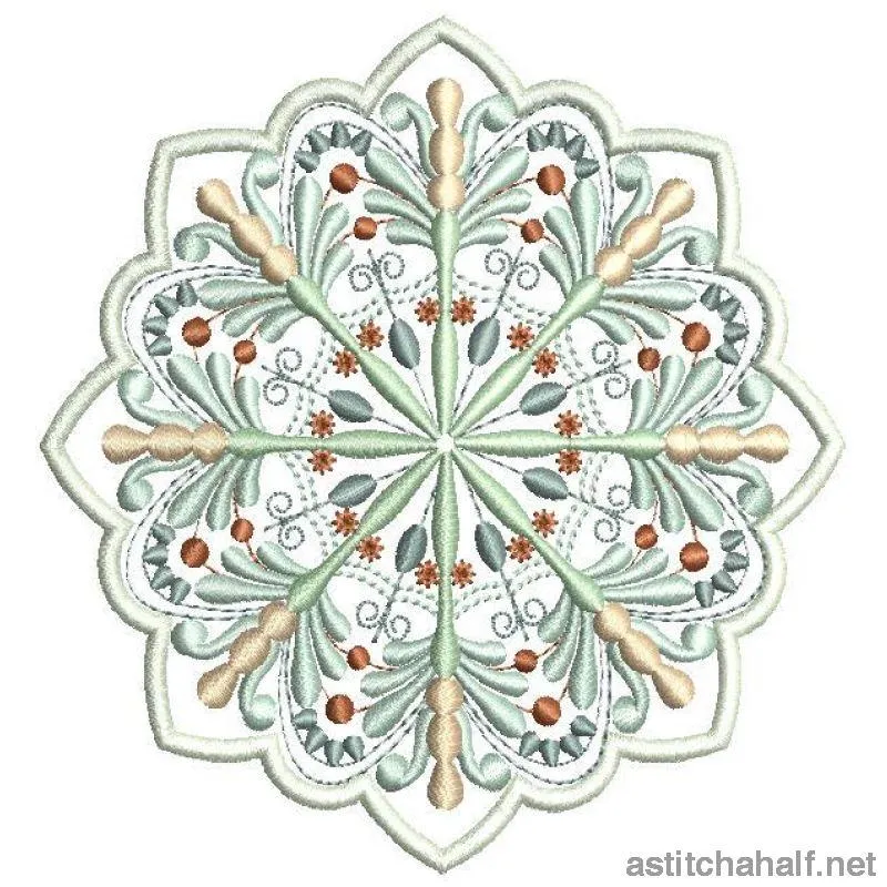 Antique Snowflake 04