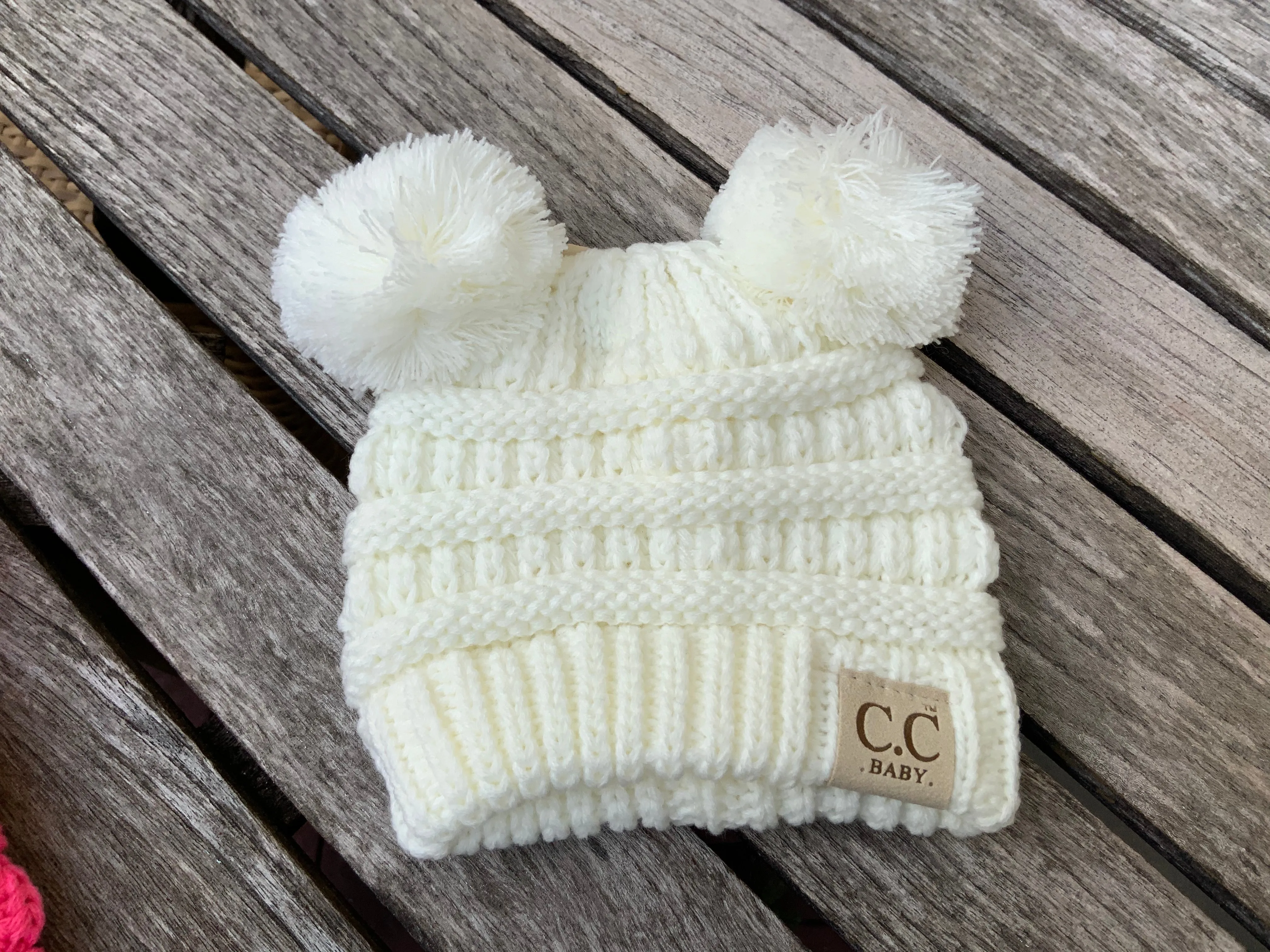 Authentic CC Baby Beanies and Double Pom Pom Beanies