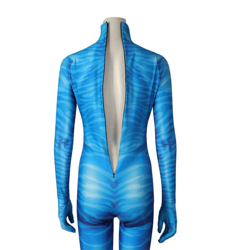Avatar Neytiri Costume Avatar 2 The Way of Water Neytiri Spandex Cosplay Suit with Mask