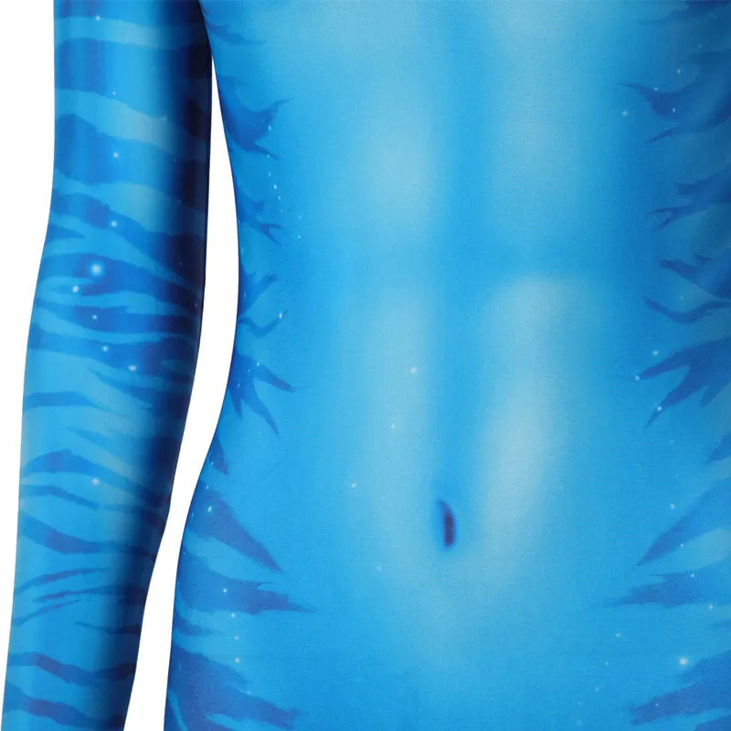 Avatar Neytiri Costume Avatar 2 The Way of Water Neytiri Spandex Cosplay Suit with Mask