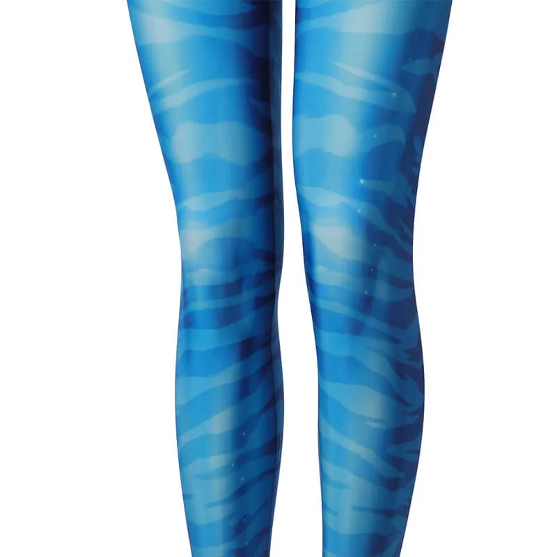 Avatar Neytiri Costume Avatar 2 The Way of Water Neytiri Spandex Cosplay Suit with Mask