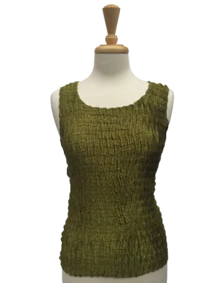 B2402 - Tank top in a solid color. Made in France