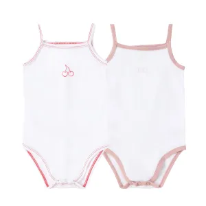 Baby Jersey 2pc Bodysuit - Print (Cherry,"Bebe")