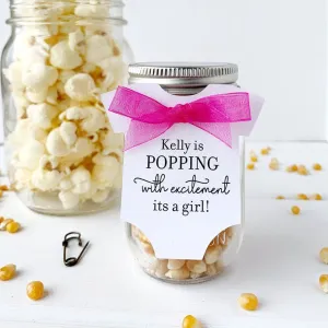 Baby Shower Popcorn Favor Tags