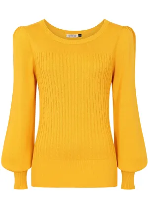 Banned Una Cable 40's Jumper Mustard