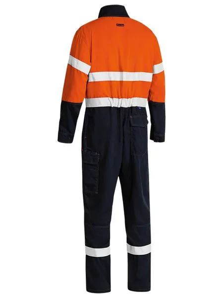Bisley Tencate Tecasafe® Plus Taped 2 Tone Hi Vis Fr Lightweight Engineered Coverall (BC8186T)
