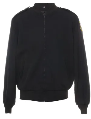 Black Bomber Jacket - L