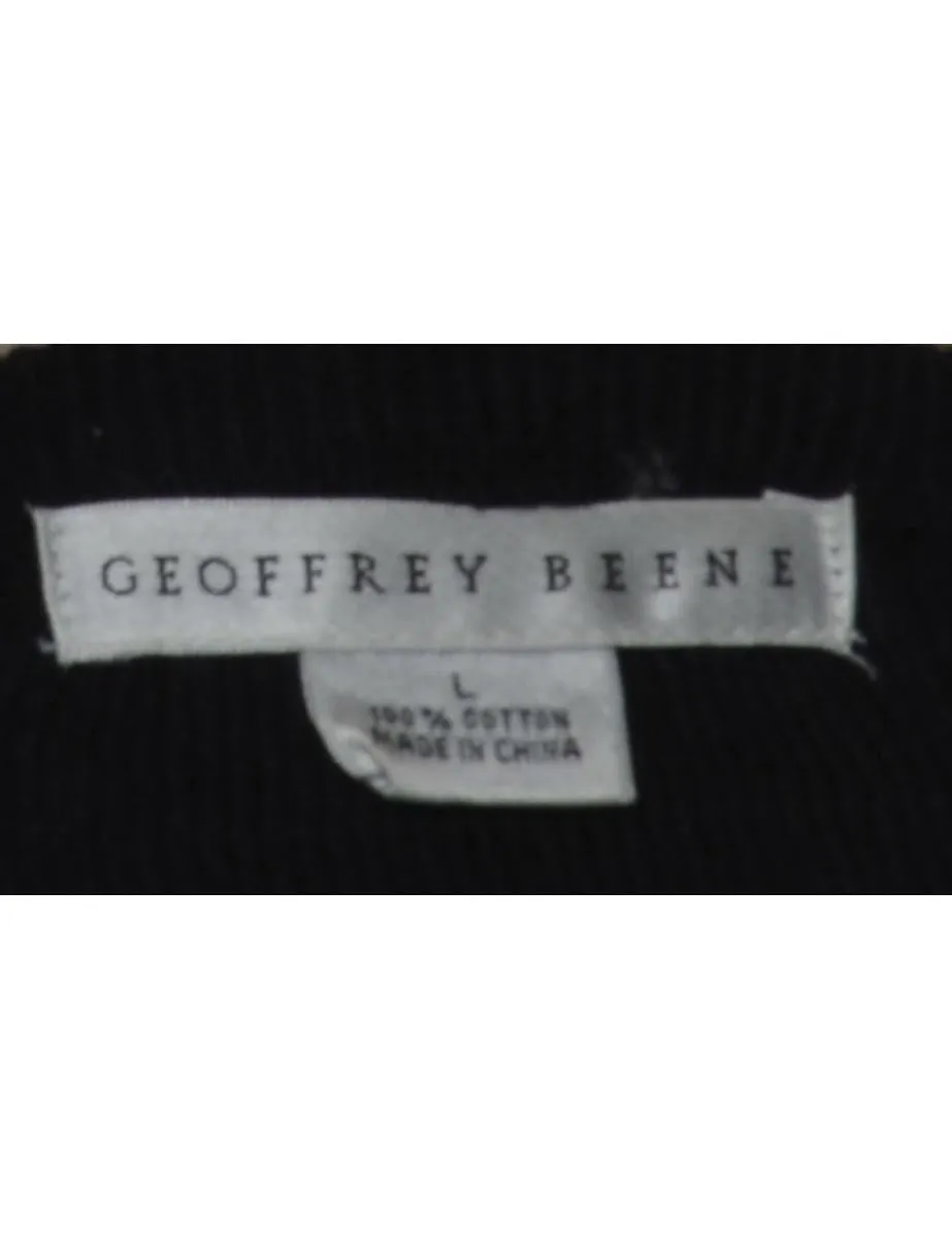 Black Geoffrey Beene Jumper - L