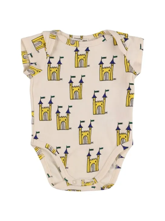 Bobo Choses   Castle print organic cotton bodysuit 
