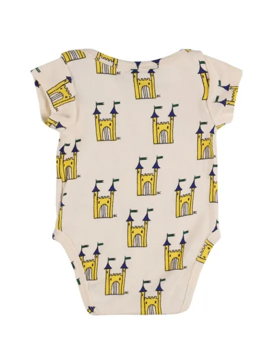 Bobo Choses   Castle print organic cotton bodysuit 
