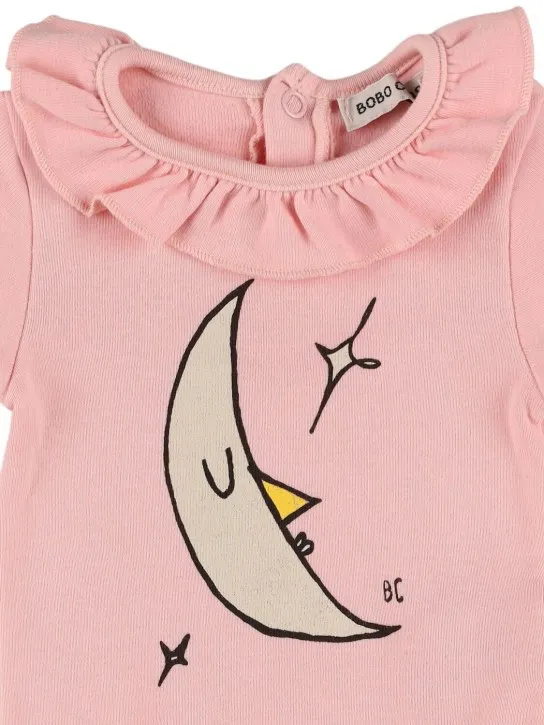 Bobo Choses   Moon printed organic cotton bodysuit 