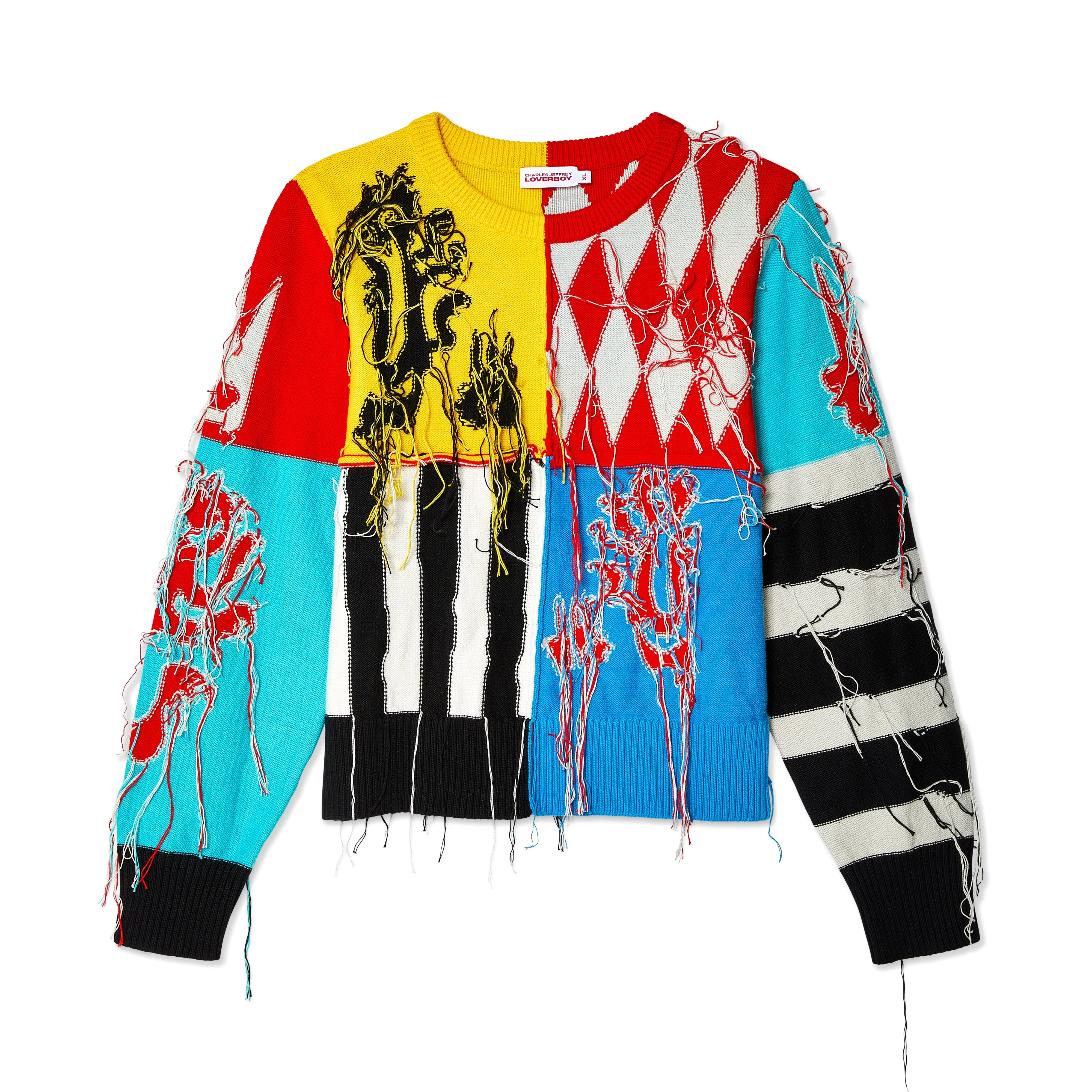 Charles Jeffrey - Men's Guddle Jumper - (Heraldry Flag)