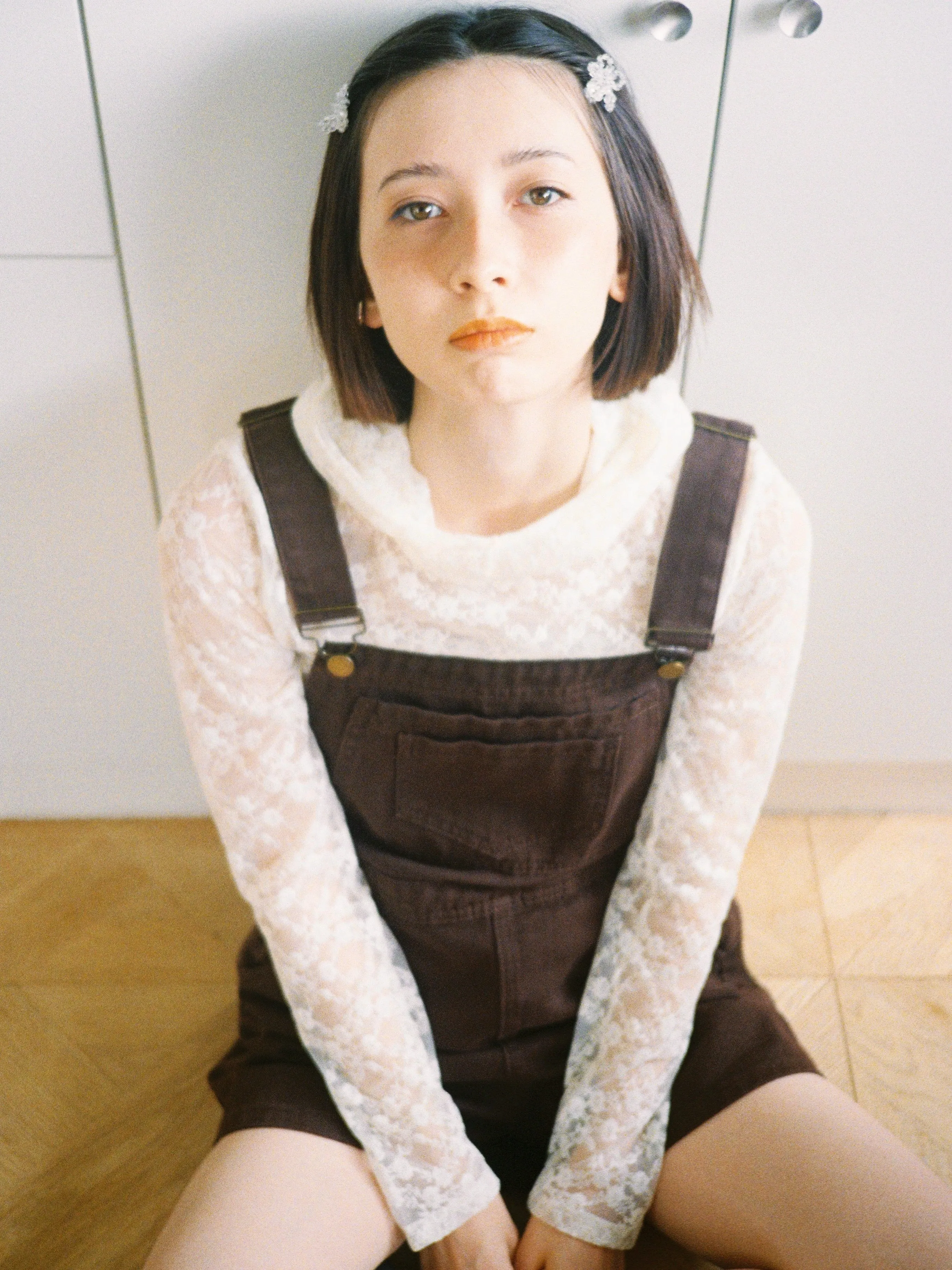 Chocolate Overall Shorts