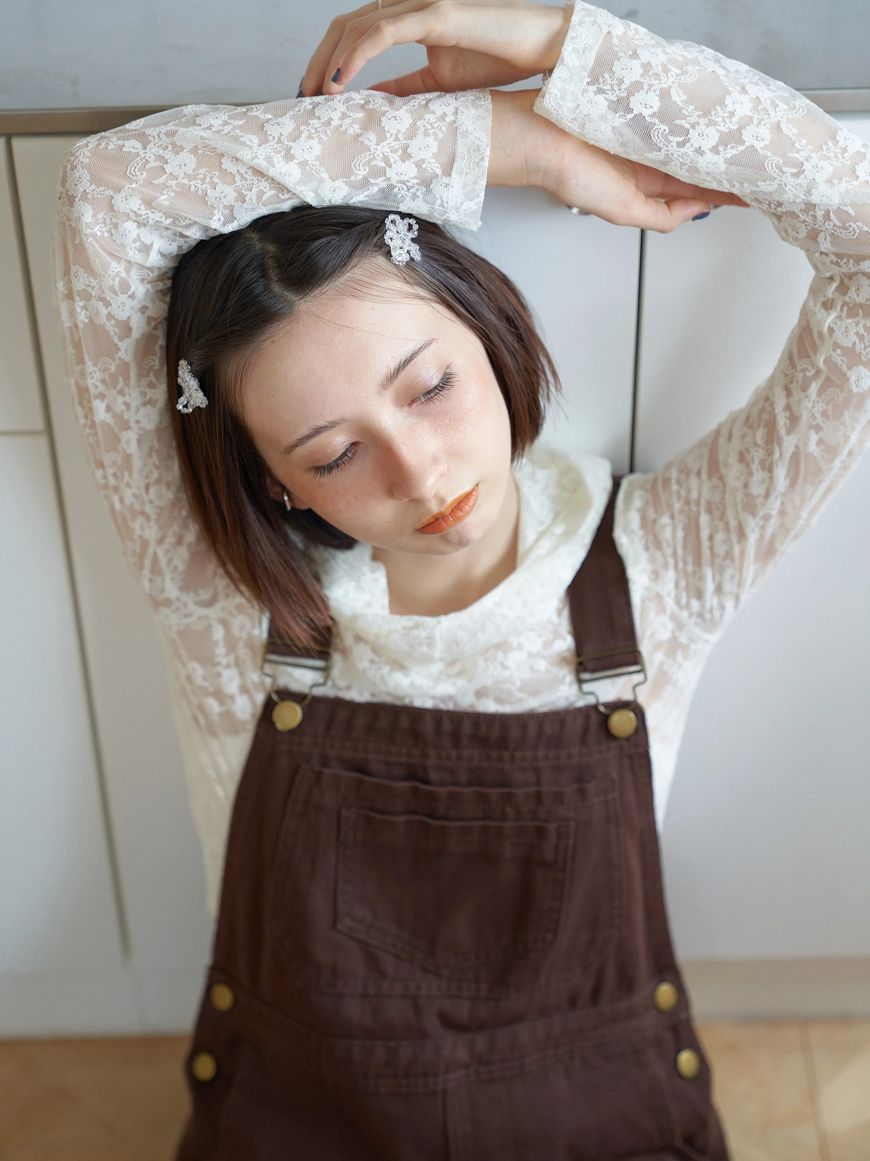 Chocolate Overall Shorts