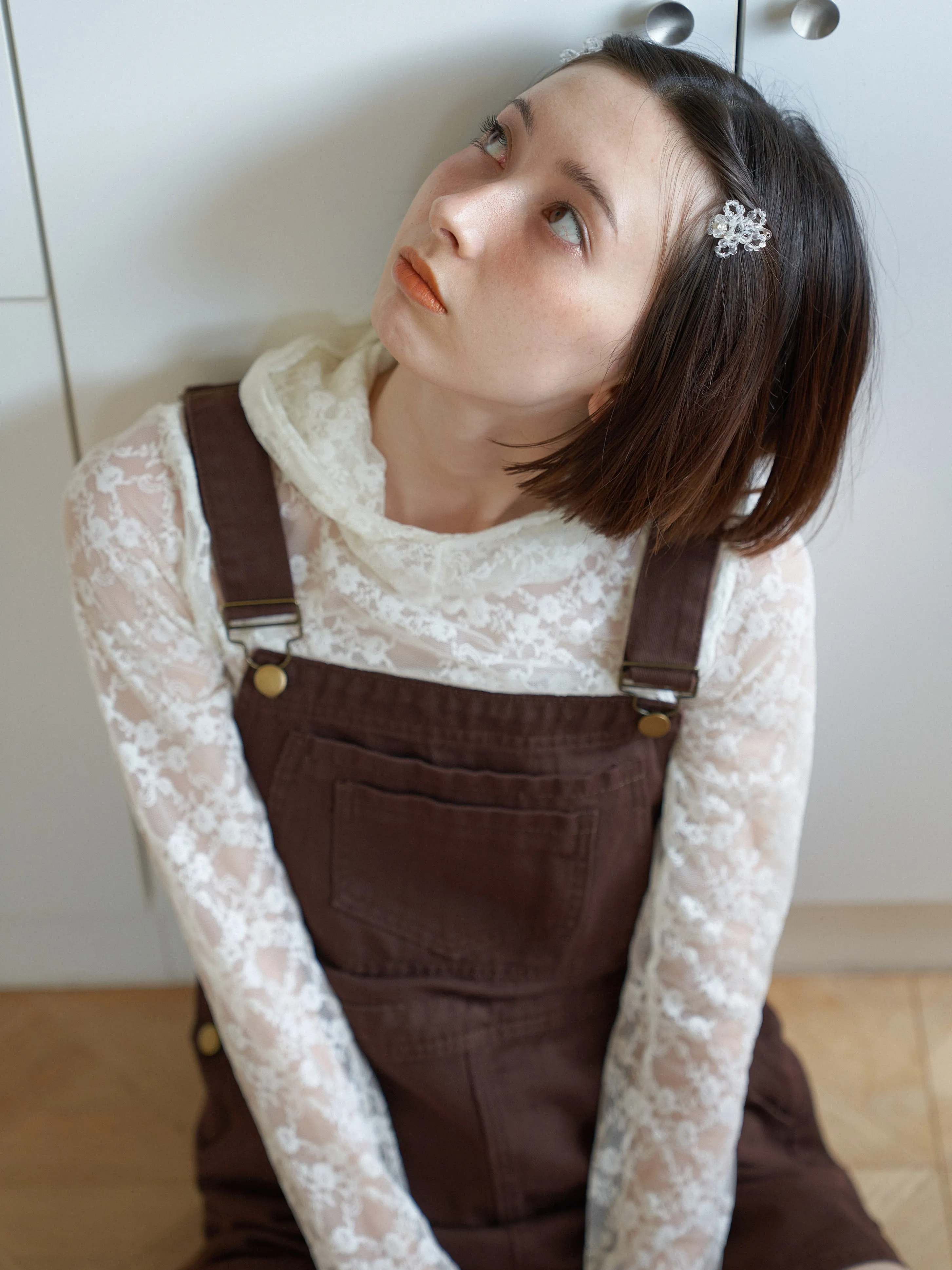 Chocolate Overall Shorts