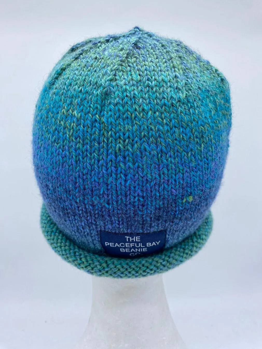 CLASSIC BEANIE - blue green hues