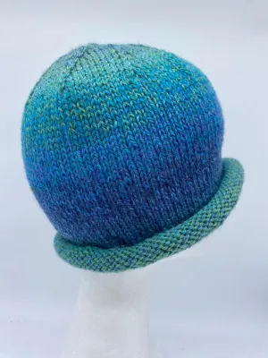 CLASSIC BEANIE - blue green hues