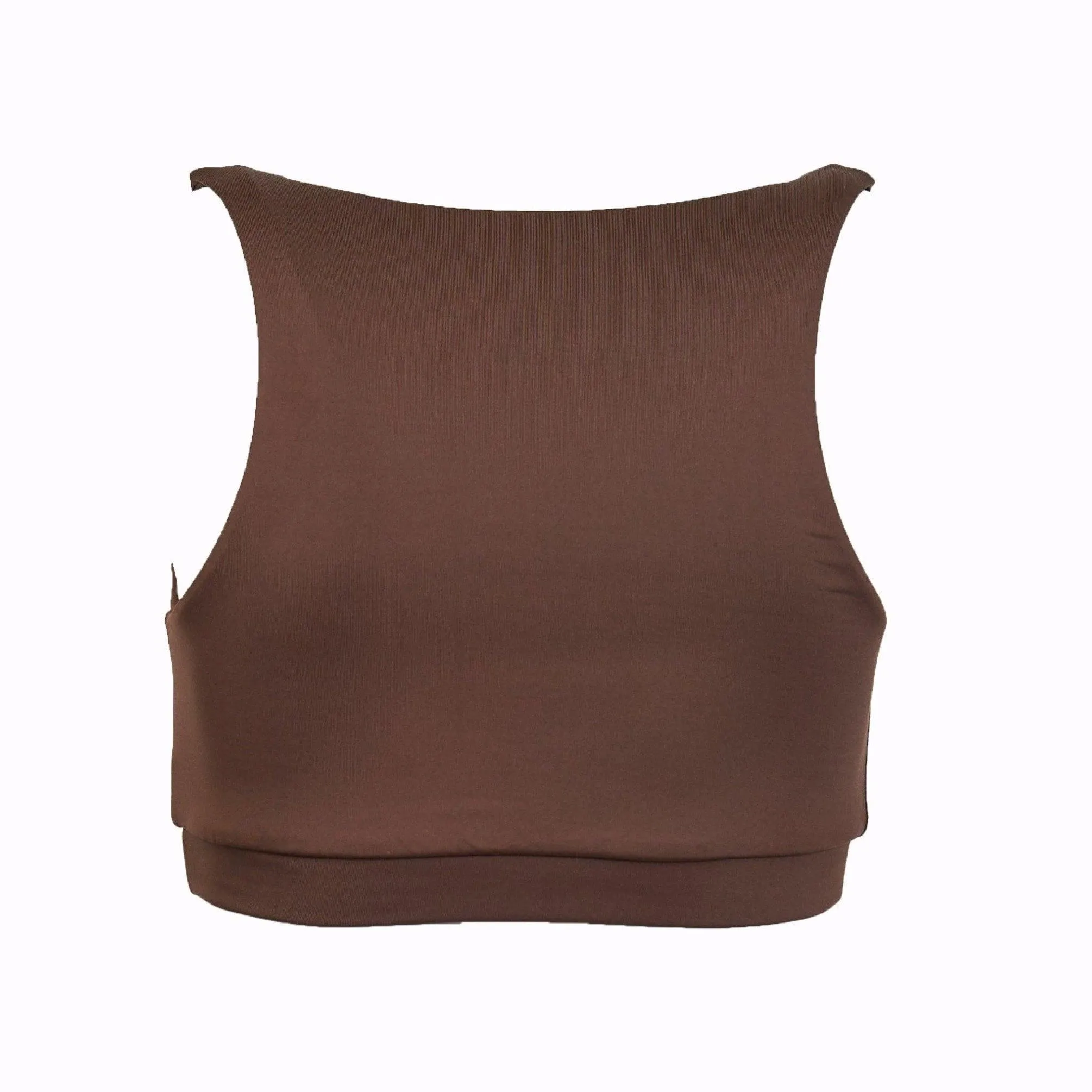 Classic Performance Bra Top - Bark Solid Shimmer