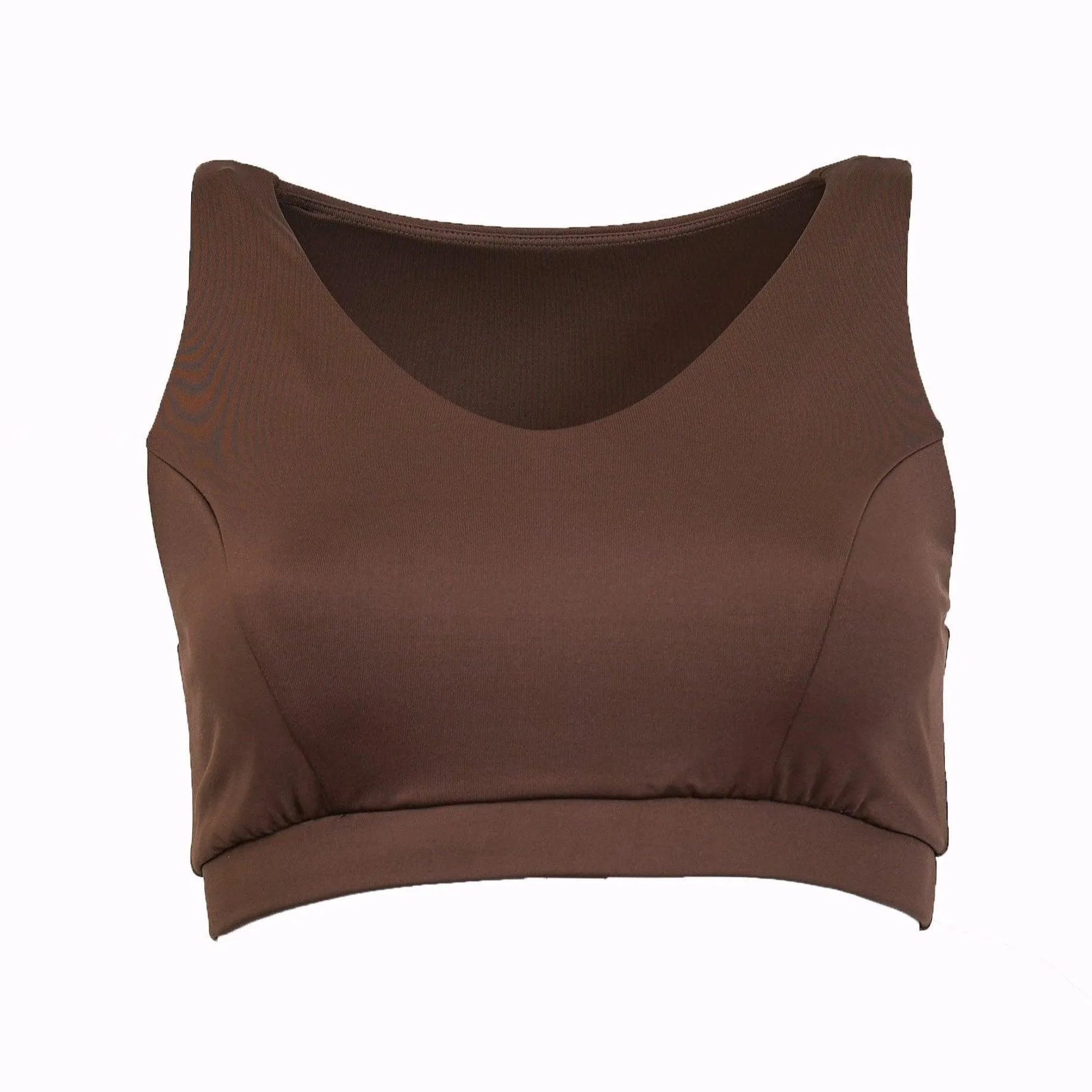 Classic Performance Bra Top - Bark Solid Shimmer