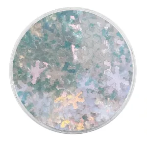 Clear Iridescent Glitter Snowflakes