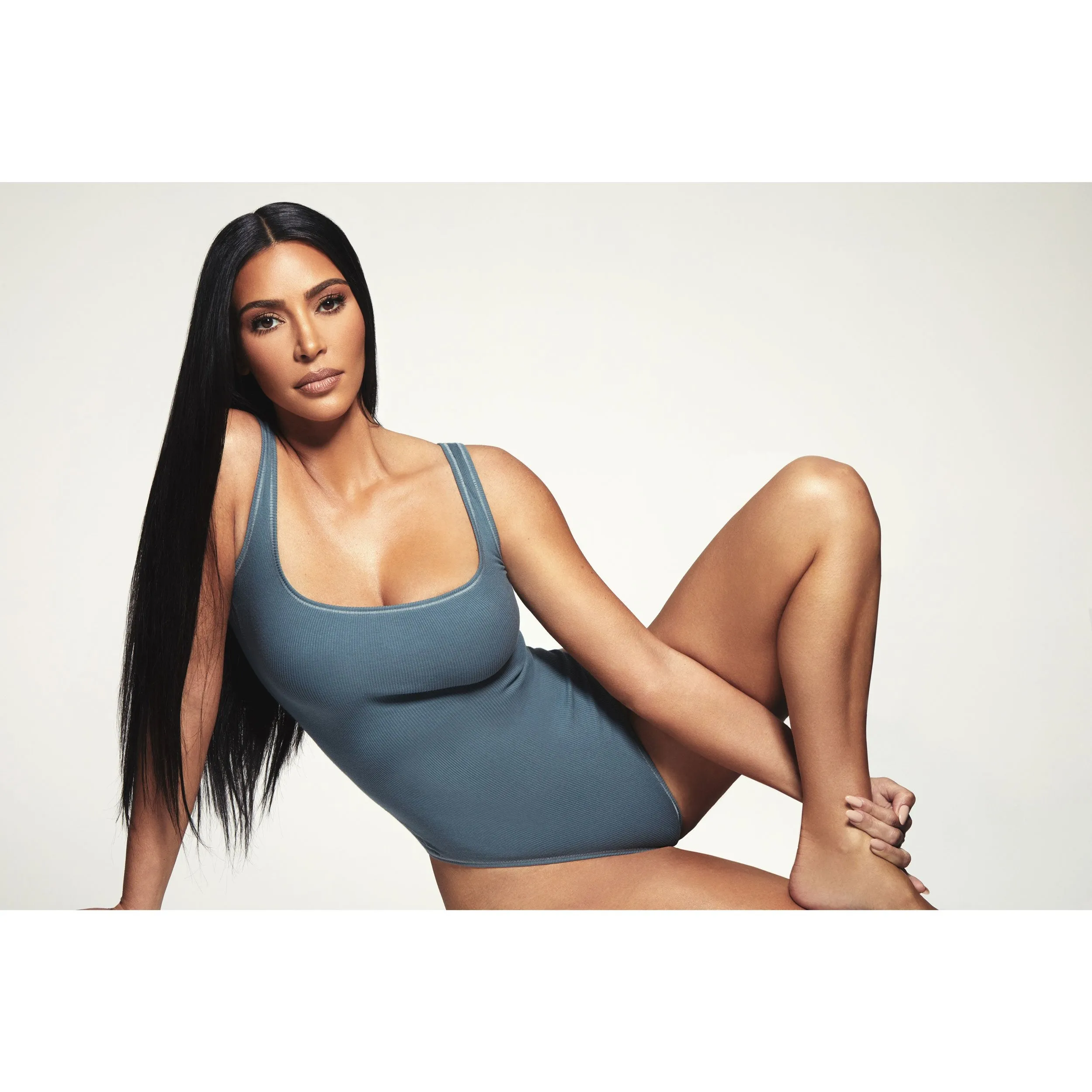 COTTON RIB BODYSUIT | SOOT