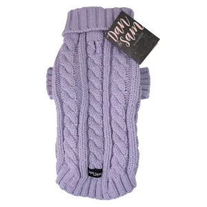 Dan & Sam - Knitted Sweater (Lavender) - 45cm