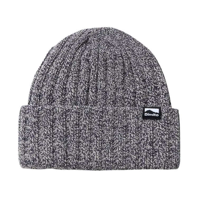 Dimito Mix Knit Beanie-GREY