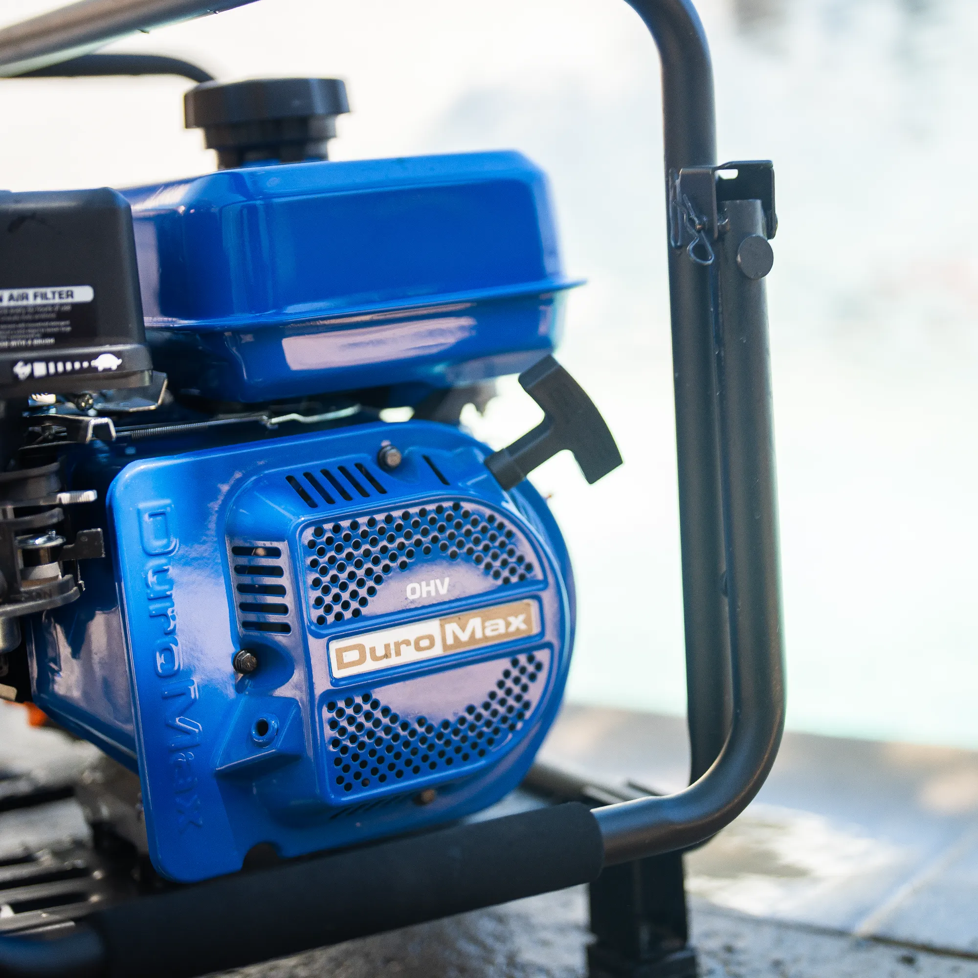 DuroMax XP7HP 208cc 3/4" Shaft Recoil Start Horizontal Gas Powered Engine