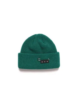 [DXOH] Seasonless PIN BEANIE [BLUE GREEN]