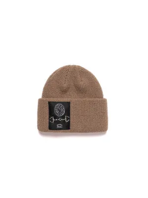 [DXOH] Seasonless WORLDWIDE BEANIE [BROWN]