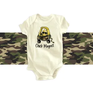 Easter gift from baby | chick magnet camo Easter bodysuit for baby