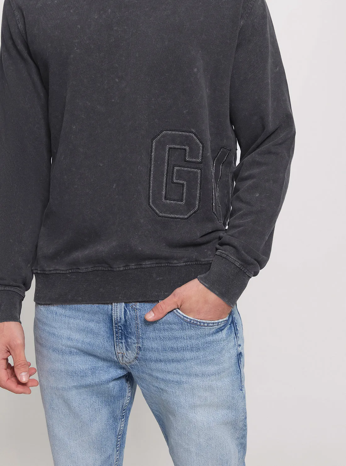 Eco Black Logo Jumper