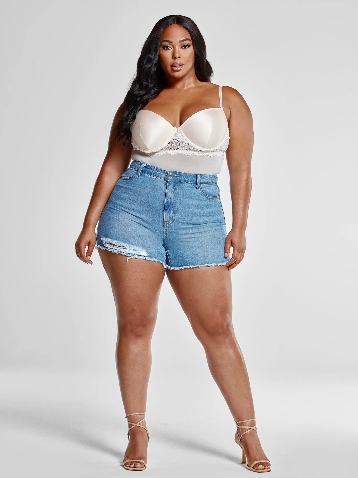 Eliana Lace and Mesh Bodysuit
