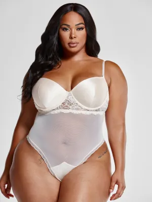 Eliana Lace and Mesh Bodysuit